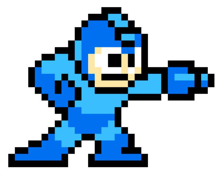 Megaman, moitié homme, moitié robot