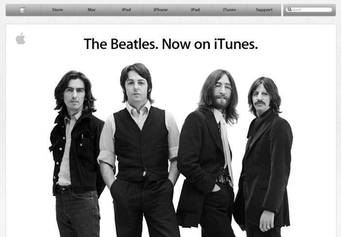 L'intégrale des Beatles en téléchargement pour 149 euros.