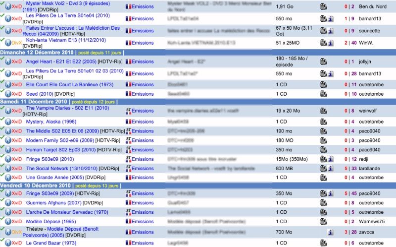 Séries, cinéma... alt.binaries.roger regorge de contenus illicites.