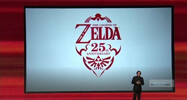 Satoru Iwata annonce Zelda 25th Anniversary (image&nbsp;: Eurogamer).