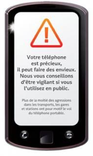 L'un des flyers distribués dans les transports parisiens