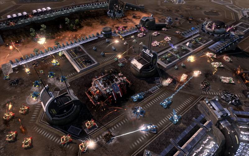 Beaucoup d'unités à l'écran.