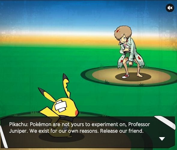 Pokémon à la sauce PETA