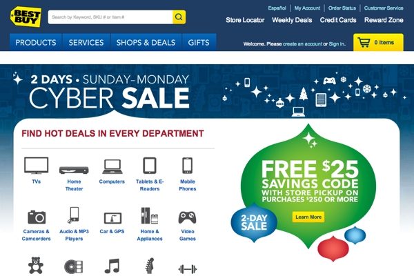 Site américaine de Best Buy