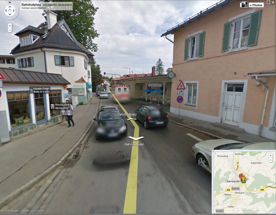 Oberstaufen, vue de Street view.