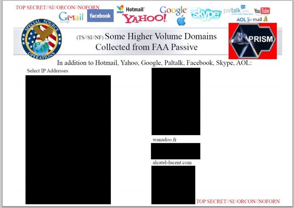 Alcatel-Lucent et Wanadoo, en ligne de mire de la NSA