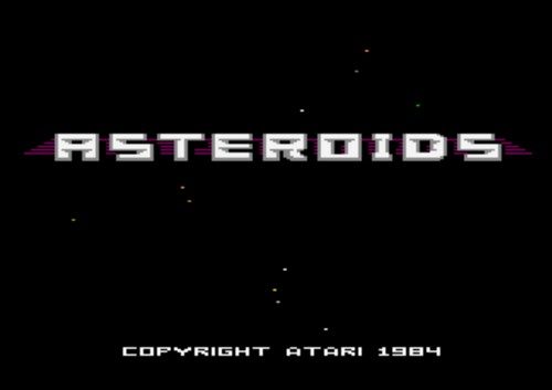 Asteroids, un des jeux Atari 2600 sur le site Internet Archive