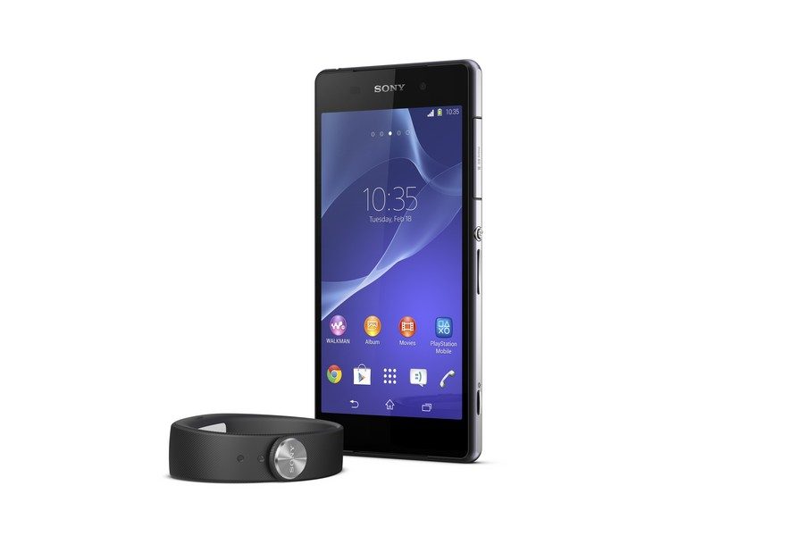 Sony Xperia Z2 et SmartBand