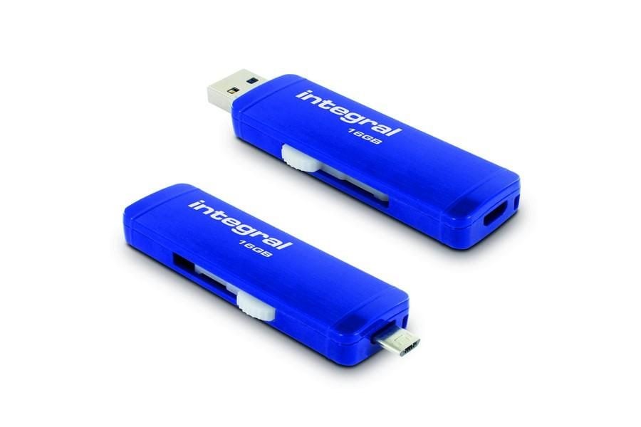 Integral Slide USB 3.0 OTG : une clé USB 3.0 pour PC, smartphone et tablette