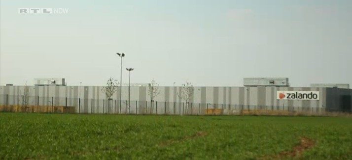 Centre logistique Zalando près d'Erfurt