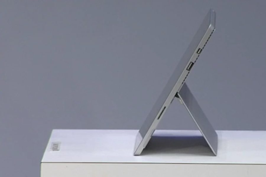 Microsoft Surface Pro 3 en mode cadre