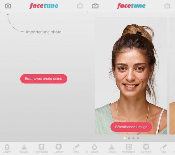 Factune&nbsp;: l'interface