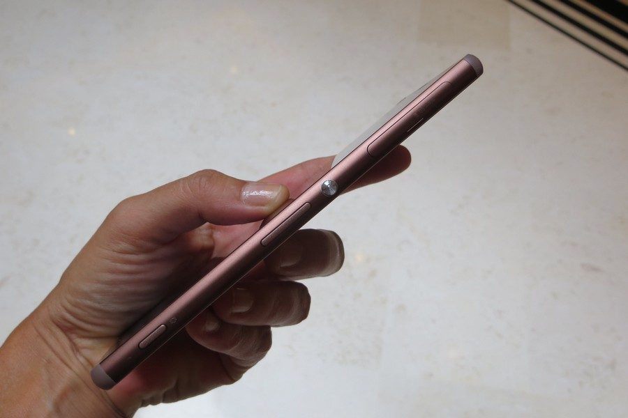 Sony Xperia Z3, plus fin