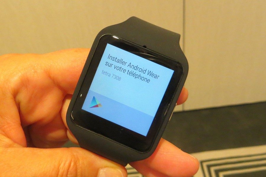 Sony SmartWatch 3 sous Android Wear