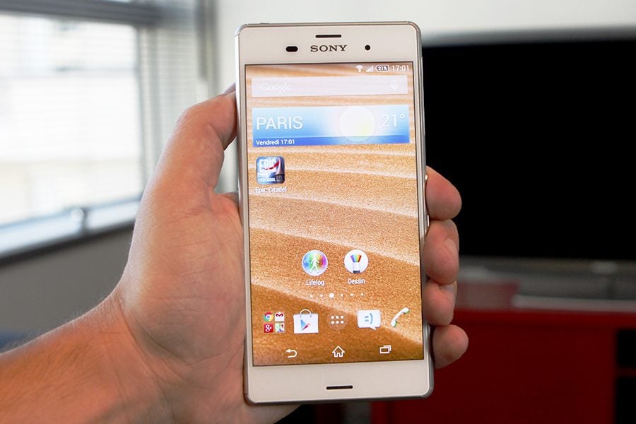 Sony Xperia Z3, un écran de 5,2 pouces.
