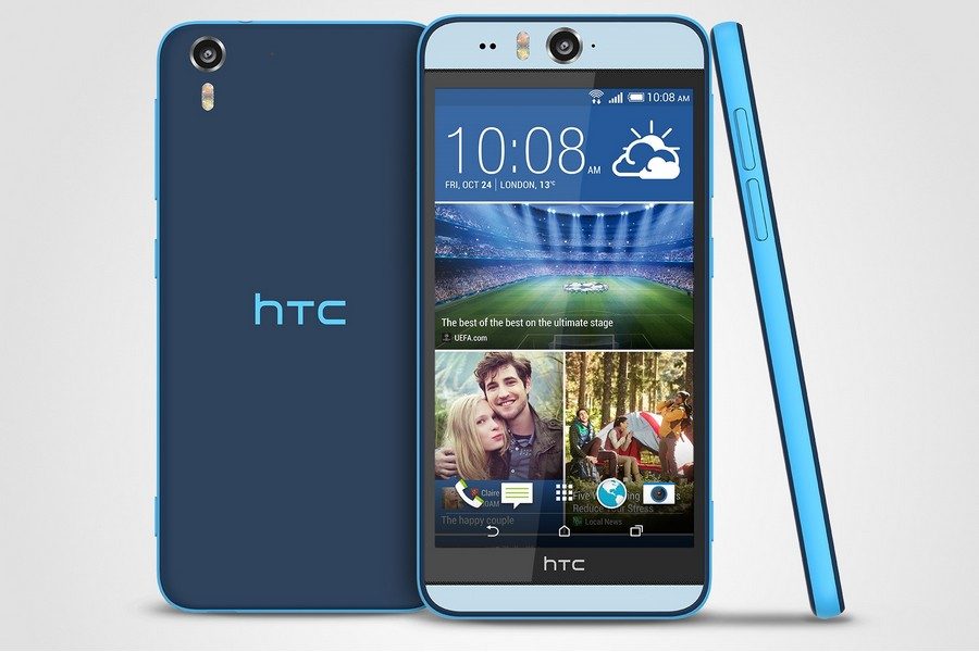 HTC Desire EYE, deux capteurs 13 mégapixels, à l'avant et à l'arrière du boitier.