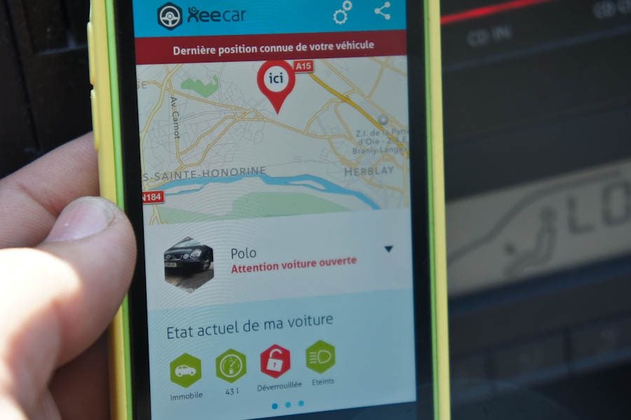 La localisation du véhicule