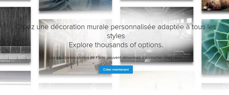 Le service Flickr Wall Art