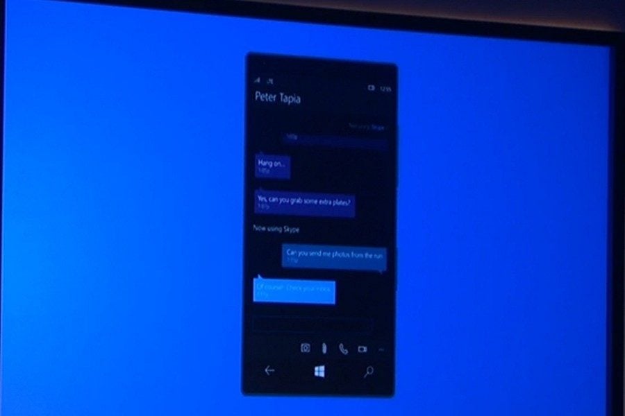 Skype est intégré à la messagerie.