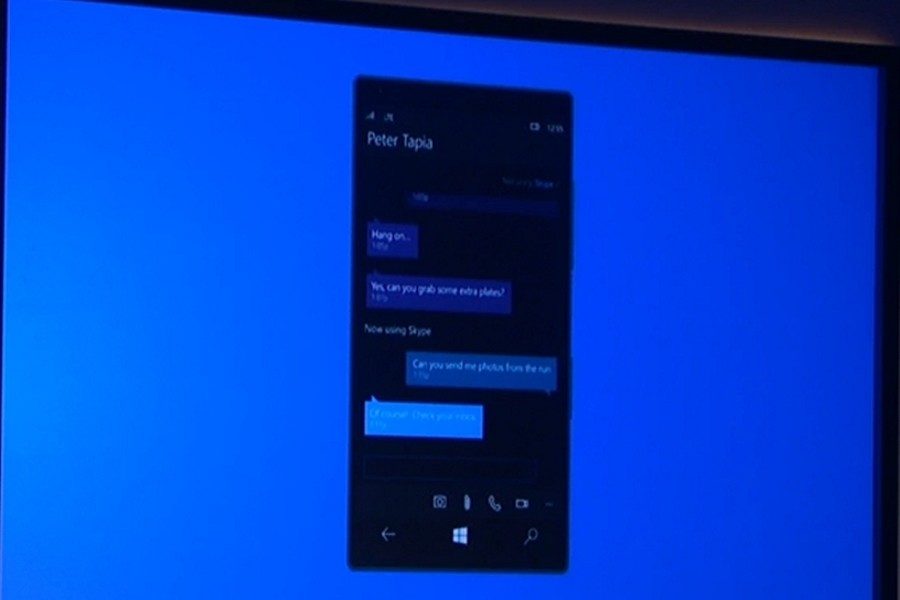 Skype est intégré à la messagerie.