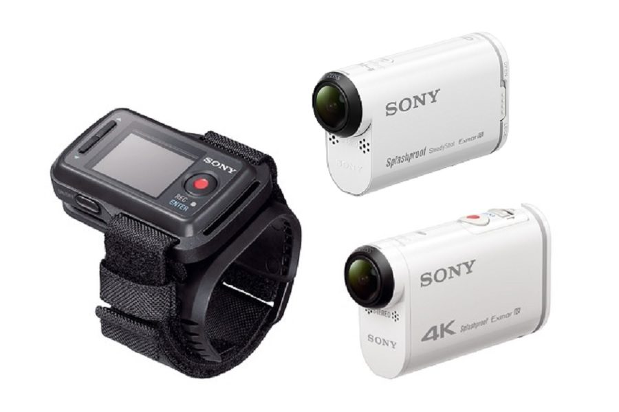 Les deux Action Cam et la télécommande