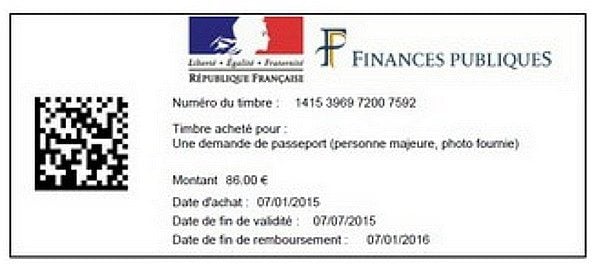 Exemple d'un timbre électronique