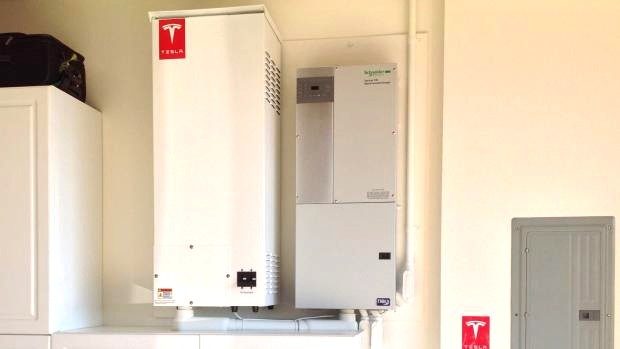 La batterie domestique est de la taille d'un chauffe-eau