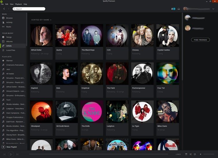 L’application Spotify