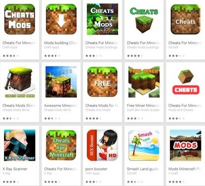 Lezs fausses applis trouvées par Eset.