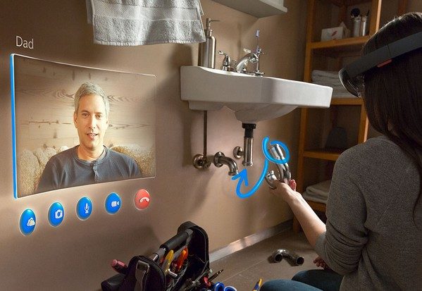 Avec HoloLens, réparer un lavabo pourrait devenir un jeu d'enfant.