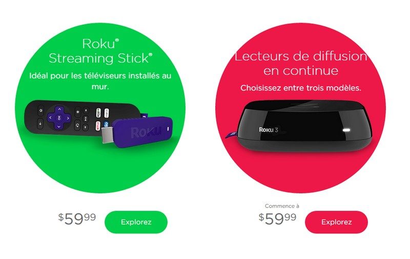 Les lecteurs de Roku