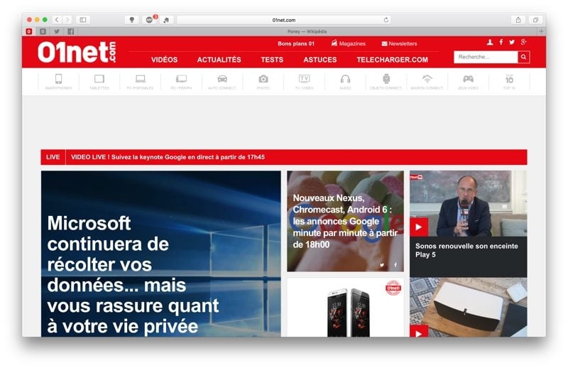 Mac OS X El Capitan Safari