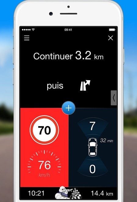 L'appli Via Michelin