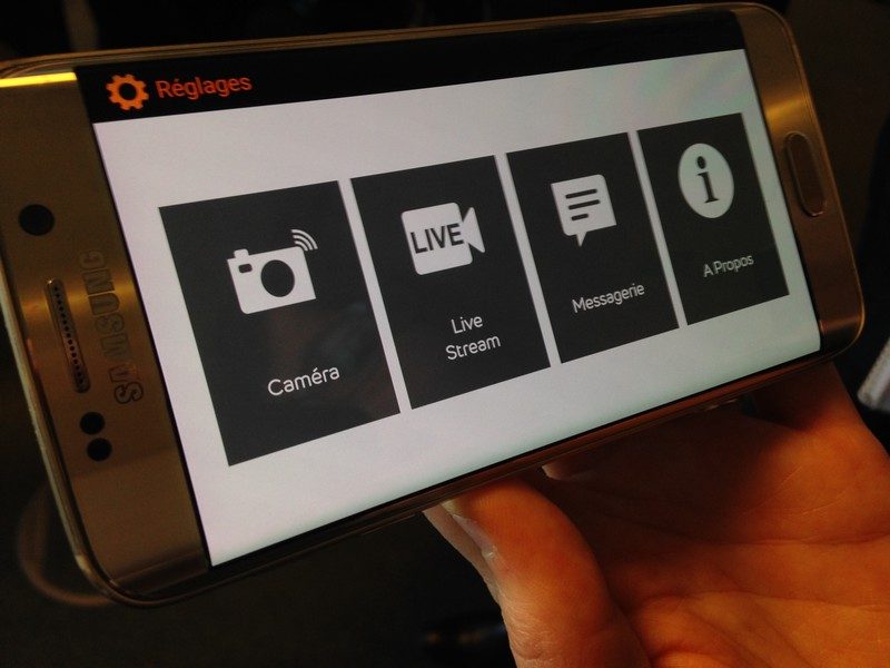 L'application 4G Cam d'Orange.