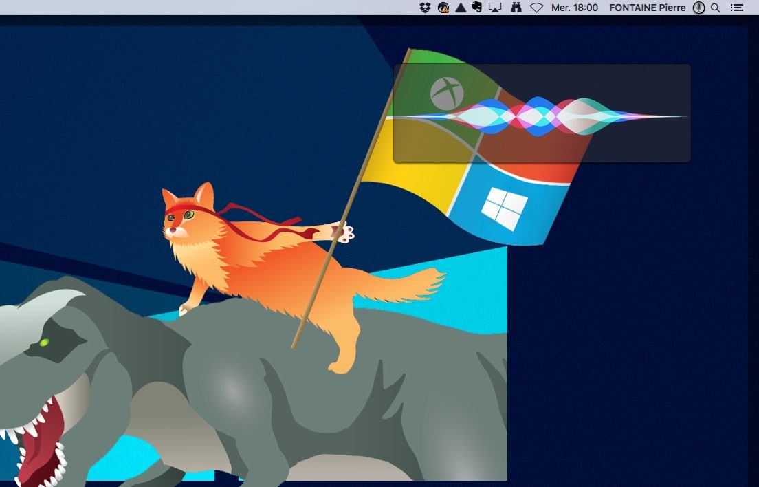 Siri Mac OS mockup