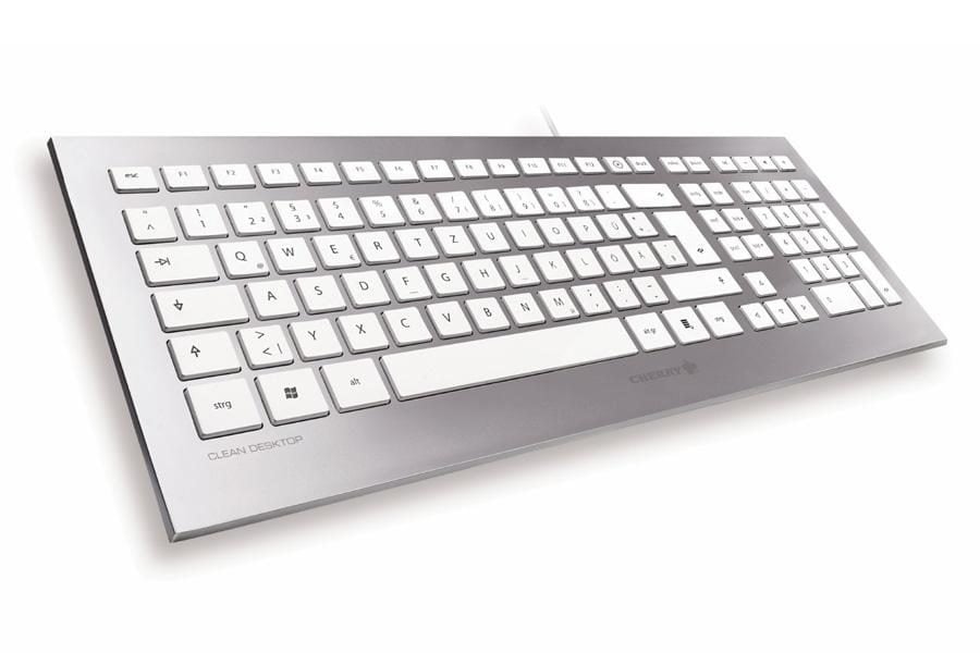 Test : Un clavier Cherry blanc et argenté tout à fait satisfaisant