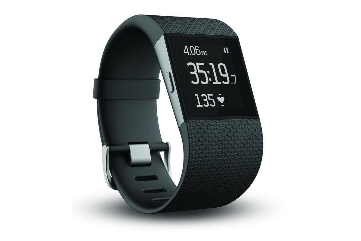 Montre Sport Fitbit Cardio + GPS Surge Noir Taille S - Bracelet connecté -  Achat & prix