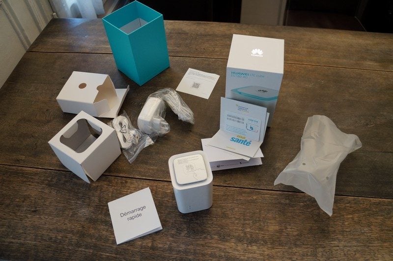 Le contenu du pack 4Gbox.