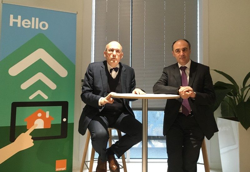 Alain Maloberti, senior vice-president d'Orange Labs Networks et Franck Bouétard, PDG d'Ericsson France.