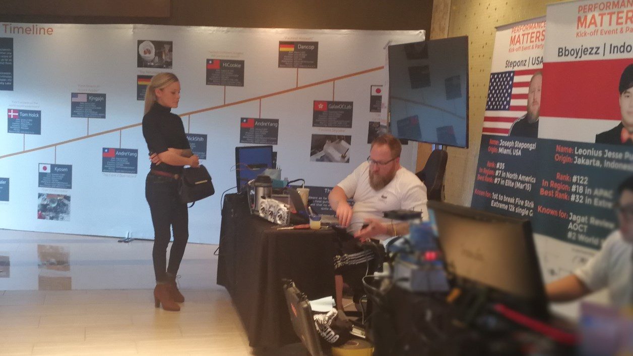 Challenge Hwbot&nbsp;: le participant américain steponz