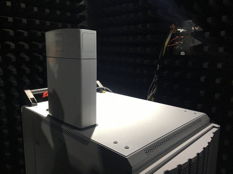 Le terminal de test 5G.