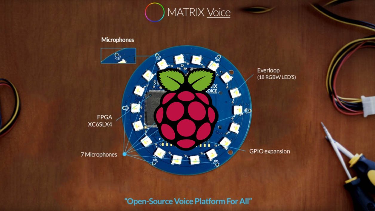 Matrix Voice, l'alternative open source à Amazon Alexa qui s'appuie sur un Pi