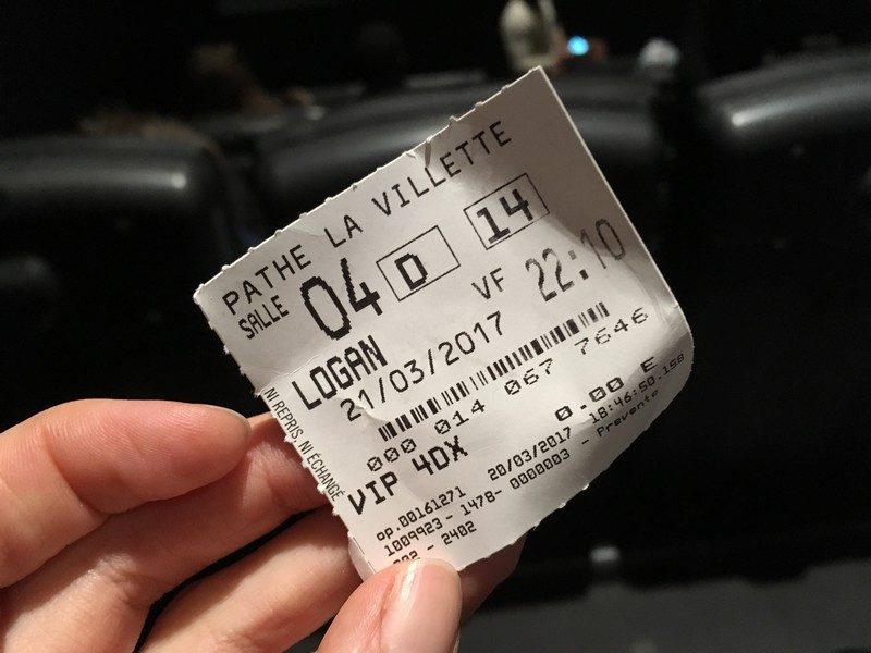Les places sont attribuées dans la salle 4DX.