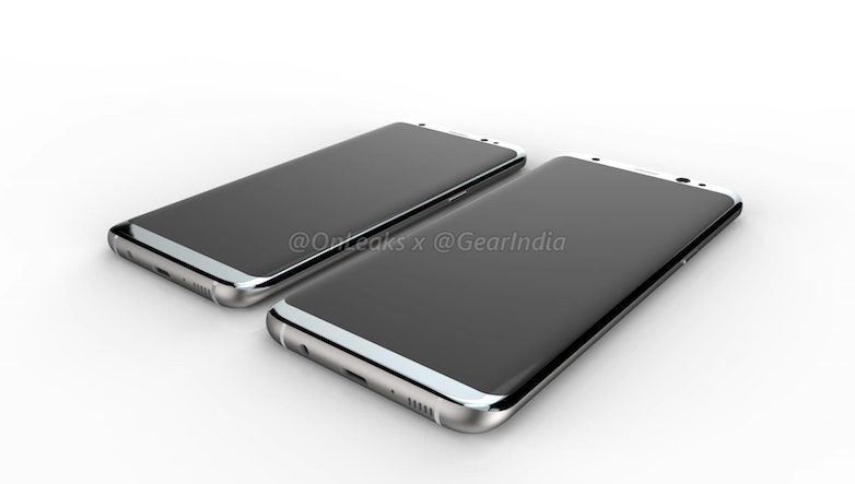 Rendus des Samsung Galaxy S8 et S8+