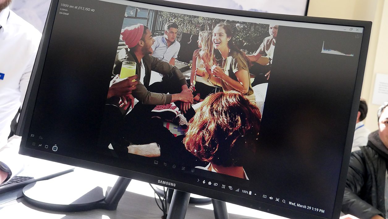 La version d'Adboe Lightroom pour le DeX