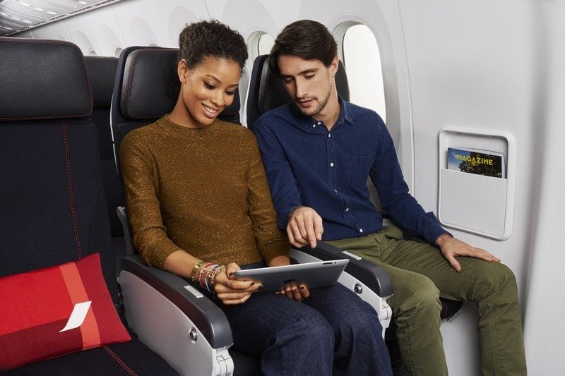 Le Wi-Fi n'est pas le seul service possible à bord lorsque l'avion est connecté à un satellite.