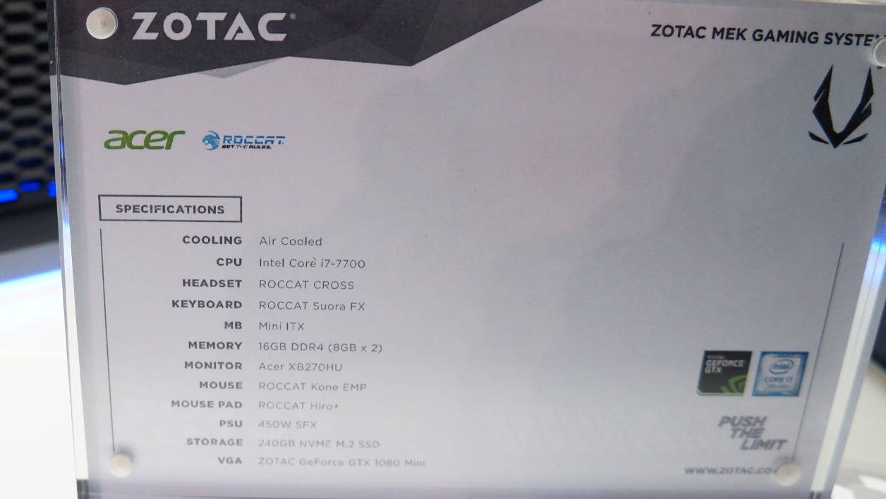 Zotac gaming MEK
