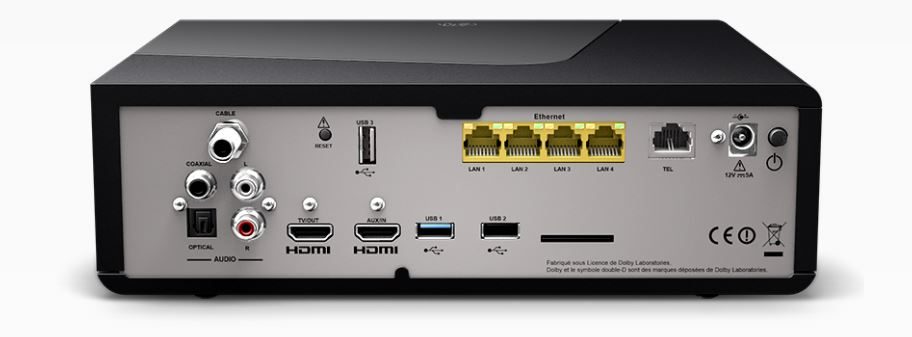 Le dos de la box 4K de SFR.