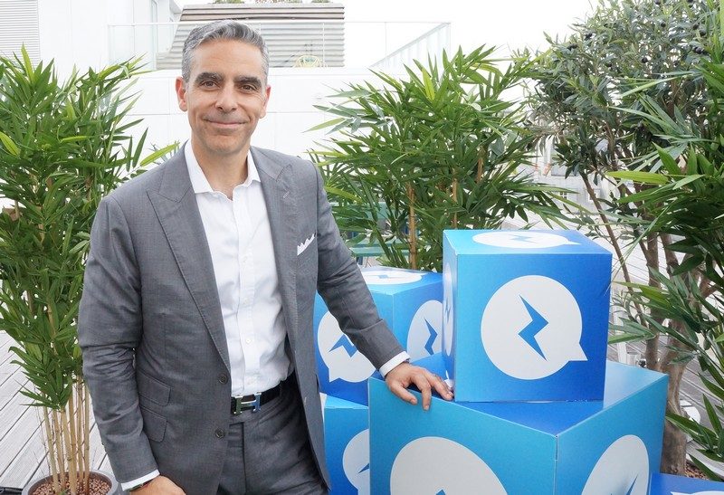 David Marcus, le directeur de Facebook Messenger, au siège parisien de Facebook ce lundi 26 juin 2017.