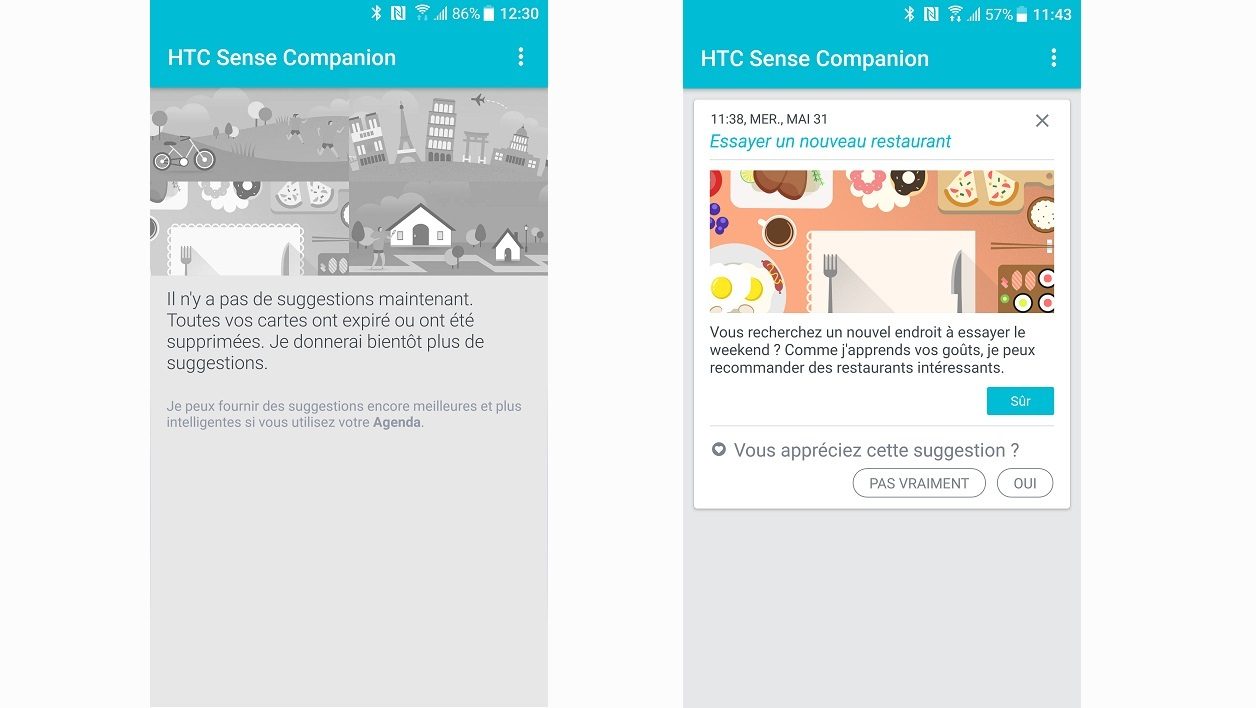 L'interface logicielle du HTC U11